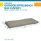 Classic Accessories Weekend 48" x 18" x 3" Outdoor Bench Cushion, Moon Rock CMRBN48183 - alternate 7